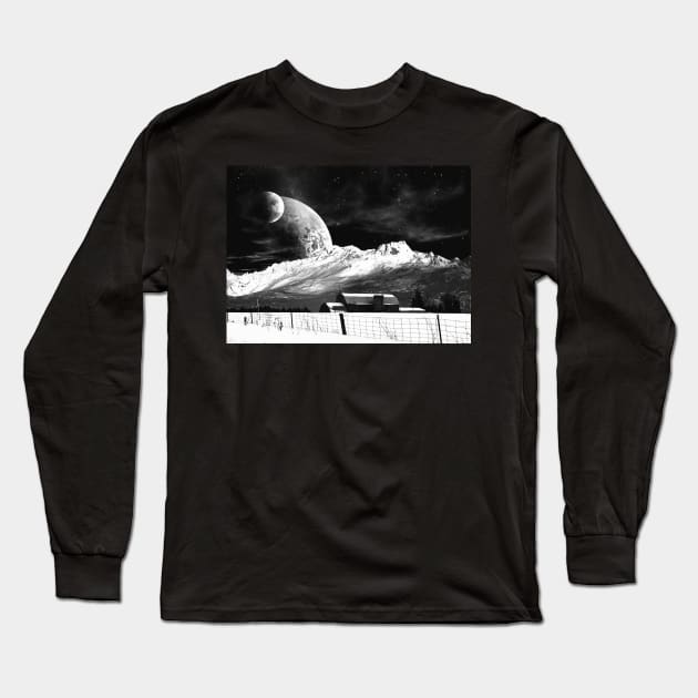 Home Sweet Homestead Long Sleeve T-Shirt by AlienVisitor